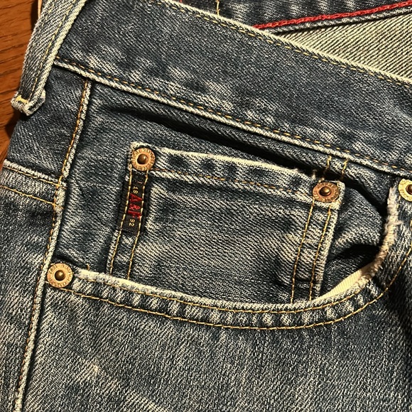 Abercrombie and Fitch flare 32WX 30 L worn-in men’s jeans. - Picture 5 of 9